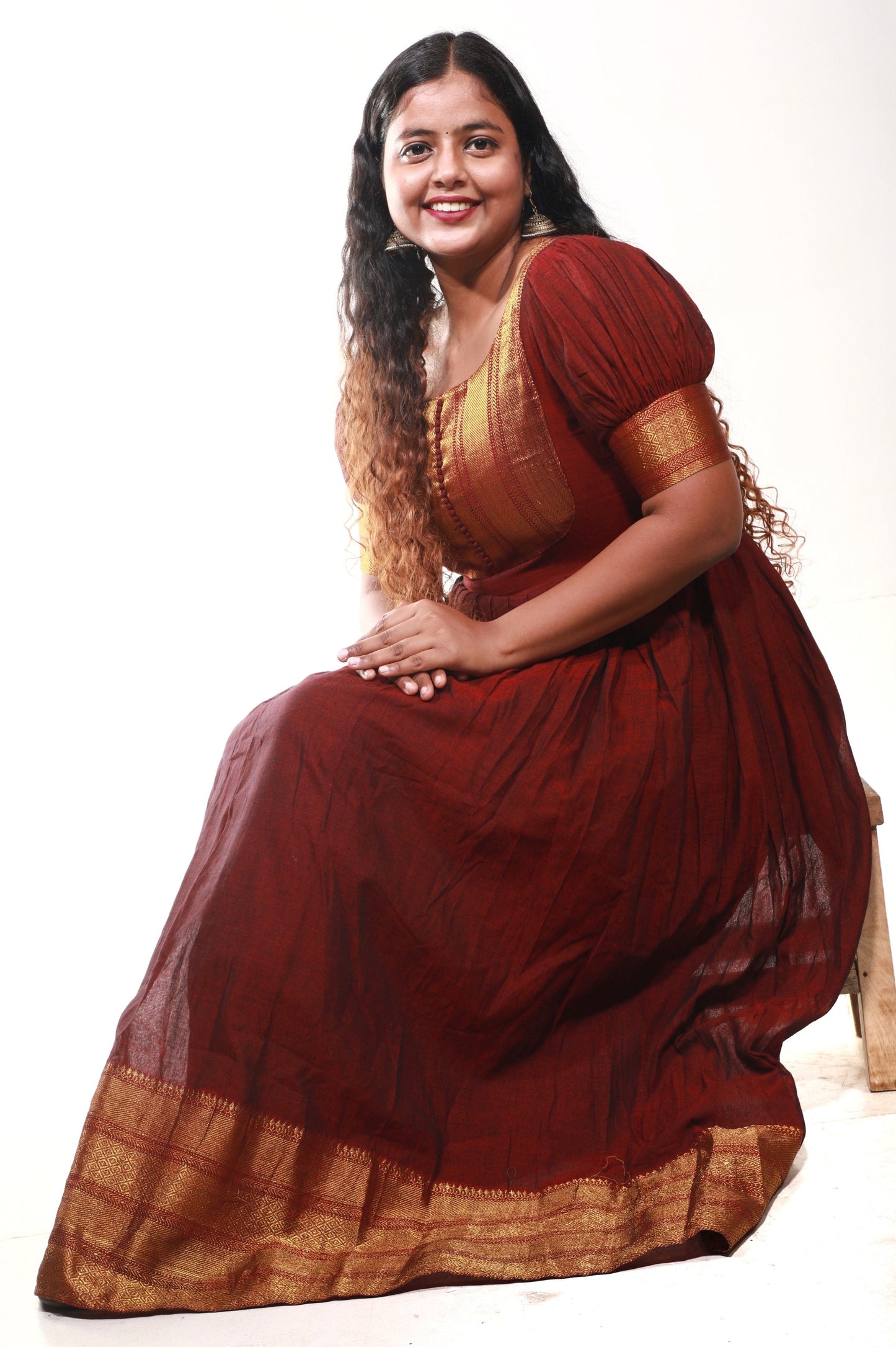 Mahogany Zari Enchantment Dress