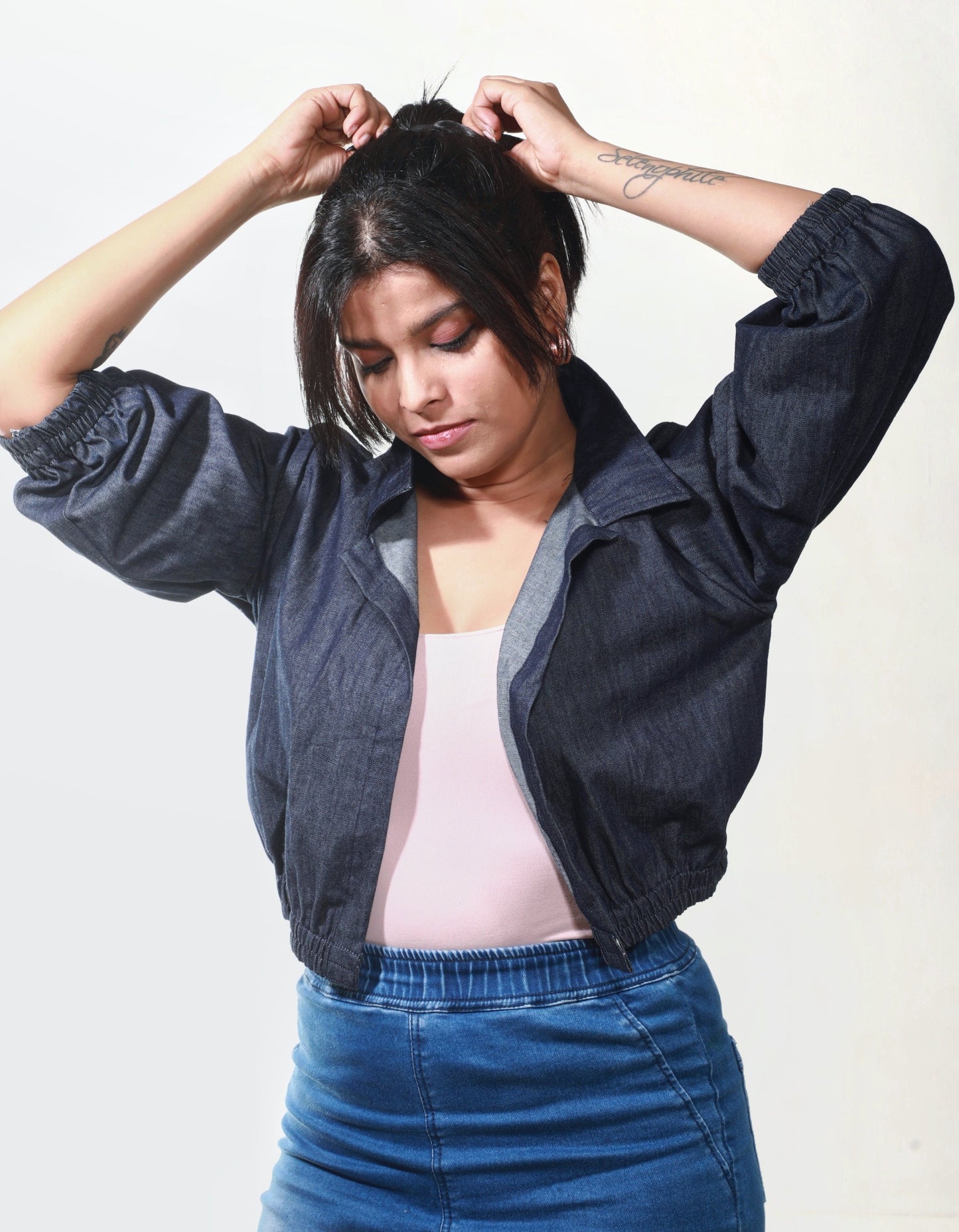Urban Comfort Lift-Up Collar Jacket
