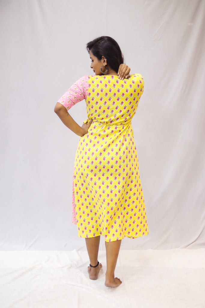 Mango blush - Dual Print Dress