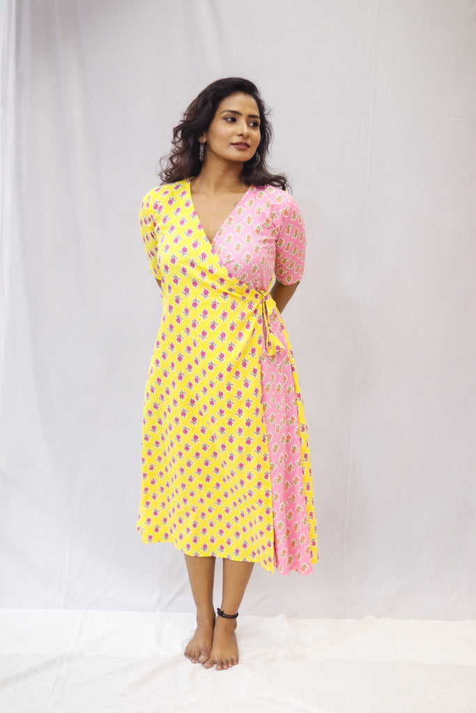 Mango blush - Dual Print Dress