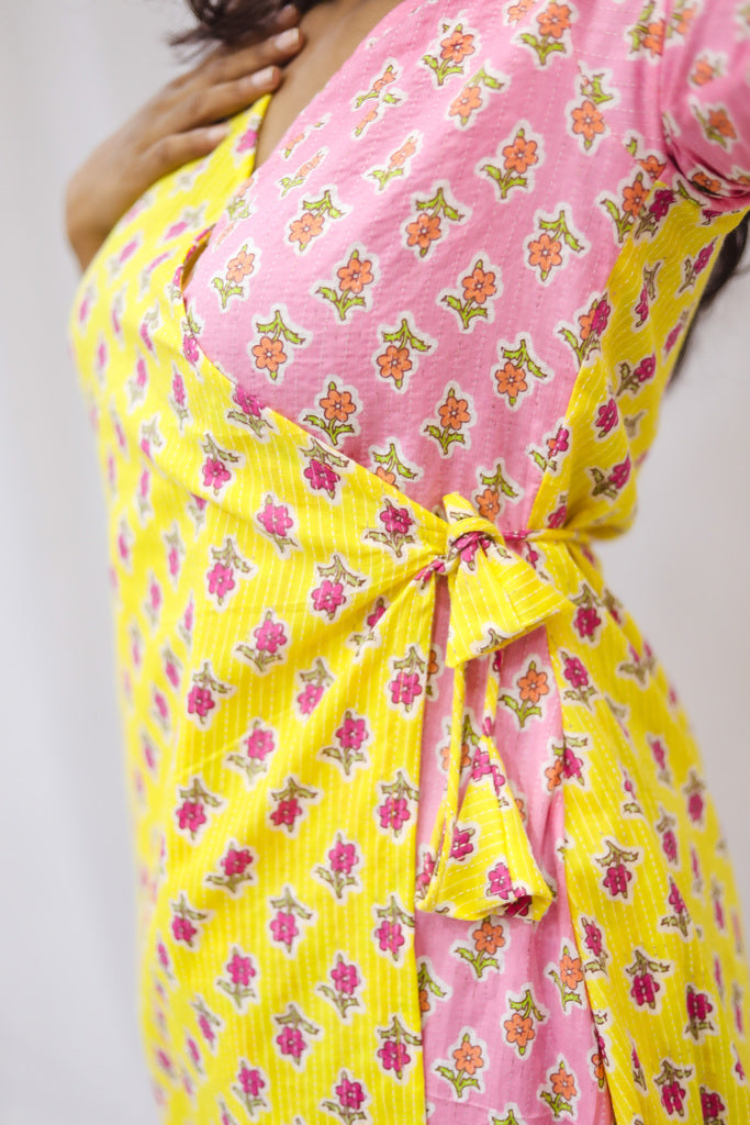 Mango blush - Dual Print Dress