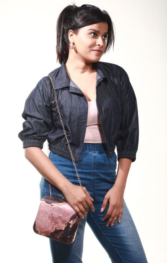 Urban Comfort Lift-Up Collar Jacket