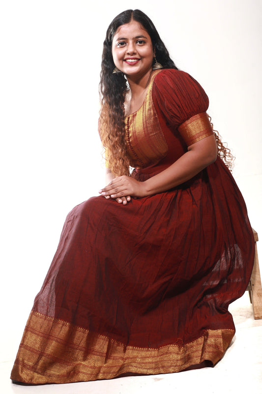 Mahogany Zari Enchantment Dress