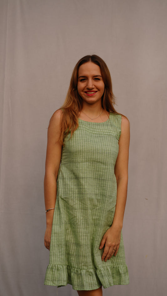 Minty Striped Dress