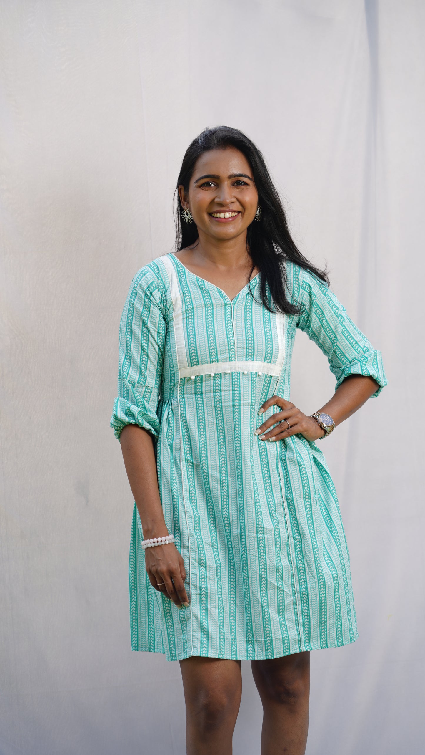 Turquoise tranquility top