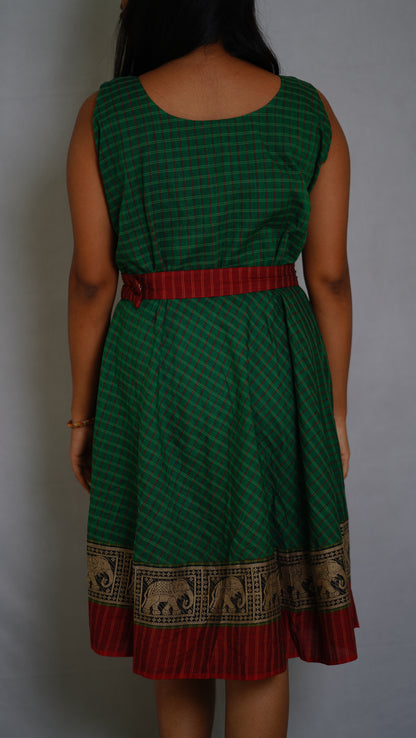 Emerald elephant dress