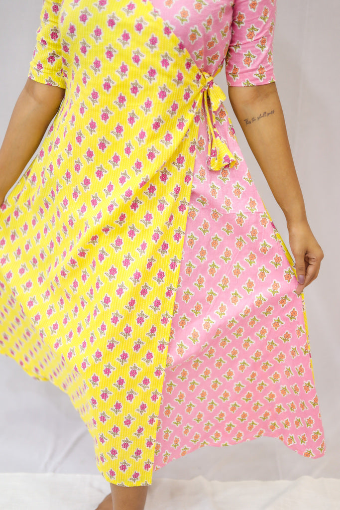 Mango blush - Dual Print Dress