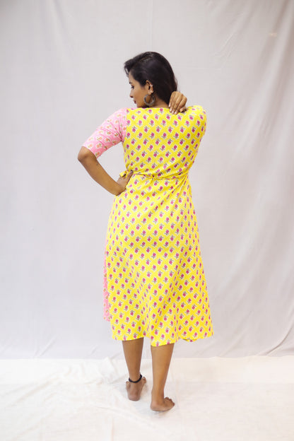 Mango blush - Dual Print Dress