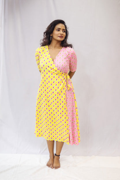 Mango blush - Dual Print Dress