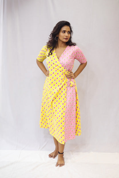 Mango blush - Dual Print Dress