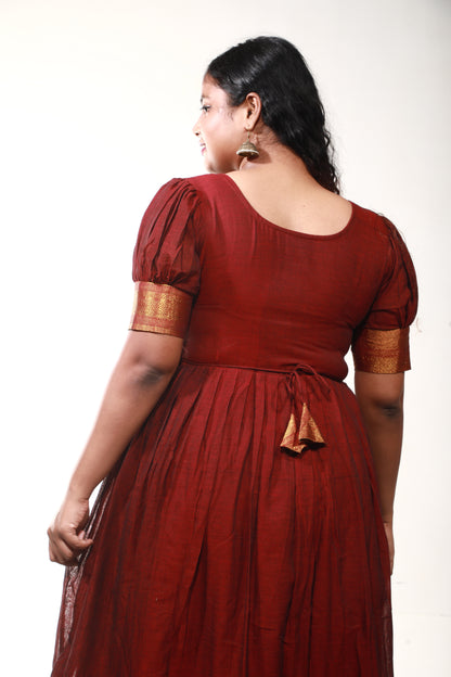 Mahogany Zari Enchantment Dress