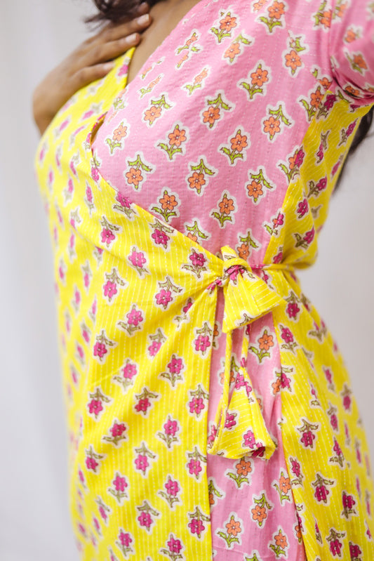 Mango blush - Dual Print Dress